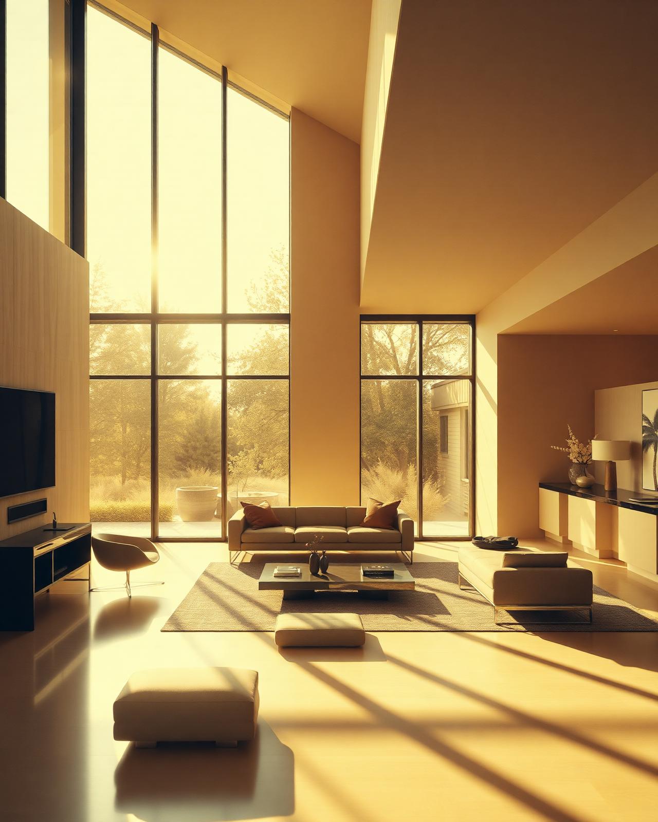 Interior residencial de alto padrão